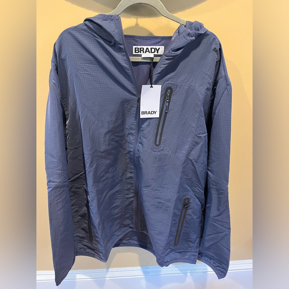 BRADY BRAND (Tom Brady Company) Outdoor Shell Jacket, NWT, Men’s XXL M41L005-NSB